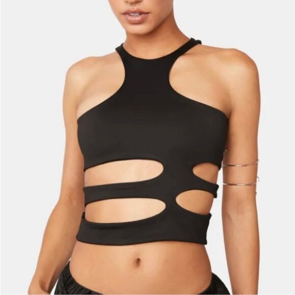 Edikted black cut out tank top - Picture 2 of 5